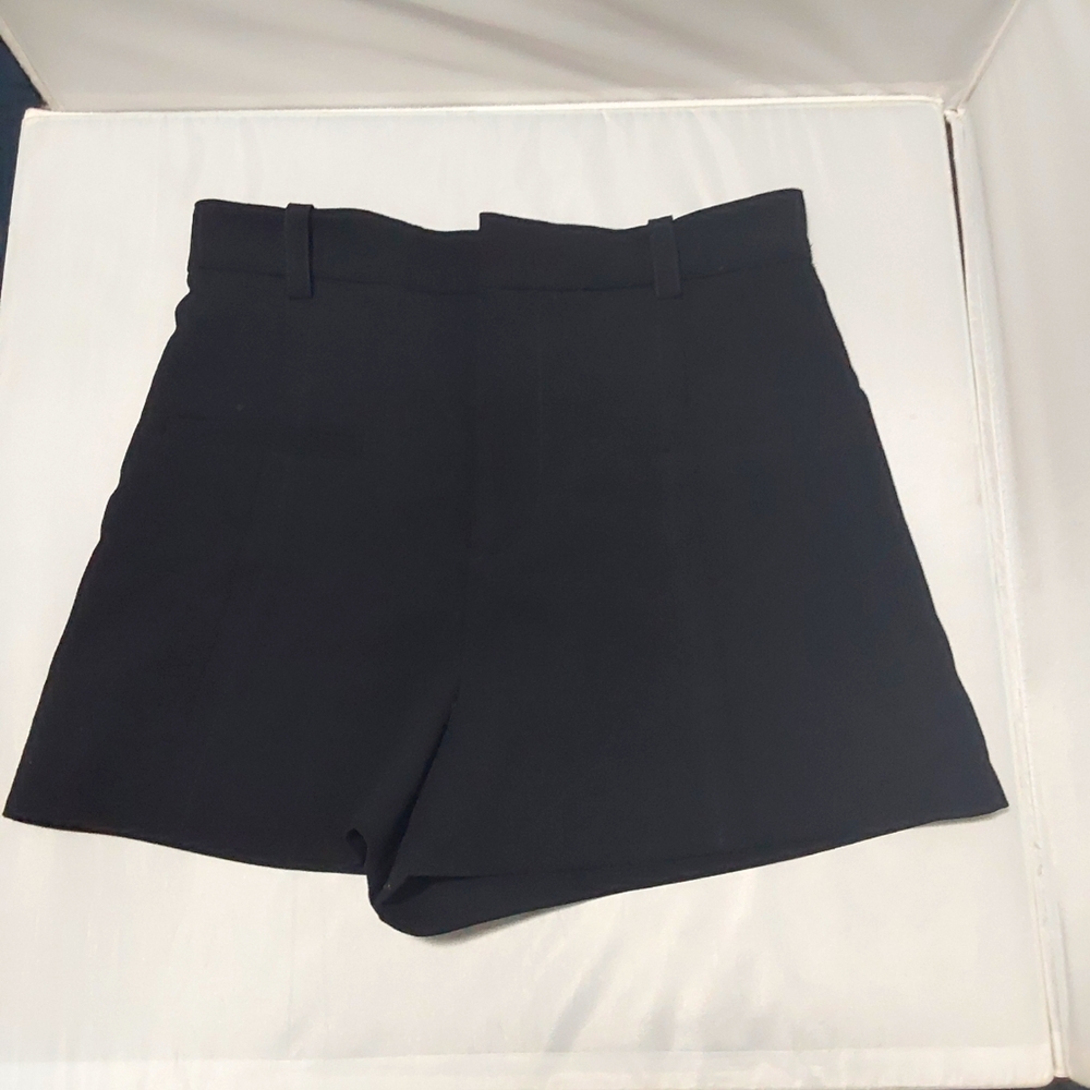 Zara Black Dress Shorts